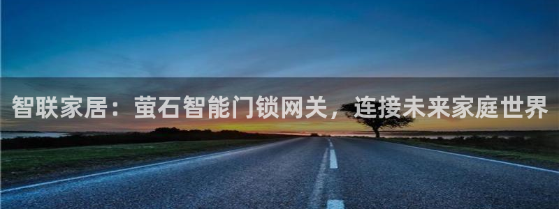 开丰娱乐网址：智联家居：萤石智能门锁网关，连接未来家庭世界