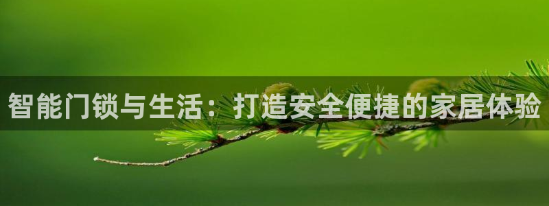 开丰娱乐月7O667：智能门锁与生活：打造安全便捷的家居体验