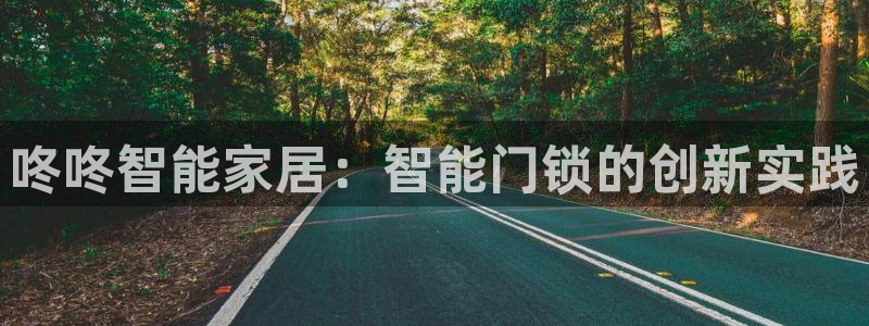 开丰娱乐平台官网登录：咚咚智能家居：智能门锁的创新实践
