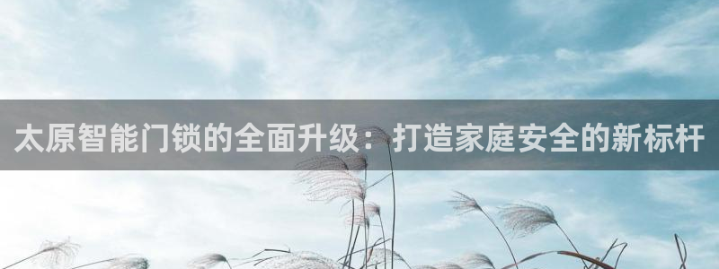 开丰娱乐登入地址在哪查：太原智能门锁的全面升级：打造家庭安全