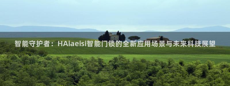 开丰娱乐不开了吗：智能守护者：HAiaeisi智能门锁的全新
