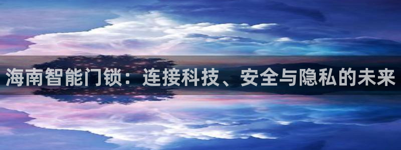 开丰娱乐网站官网：海南智能门锁：连接科技、安全与隐私的未来