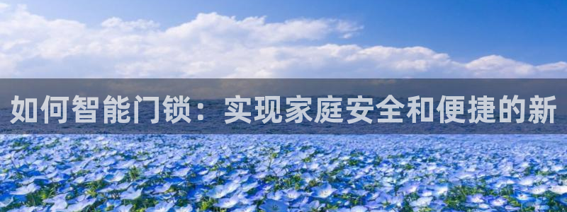开丰娱乐予 7O935：如何智能门锁：实现家庭安全和便捷的新