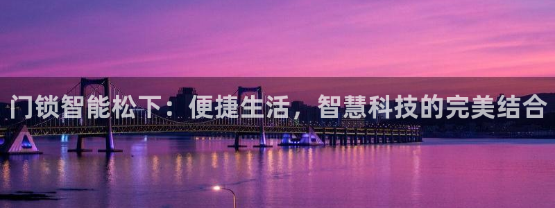 开丰娱乐登陆地址：门锁智能松下：便捷生活，智慧科技的完美结合