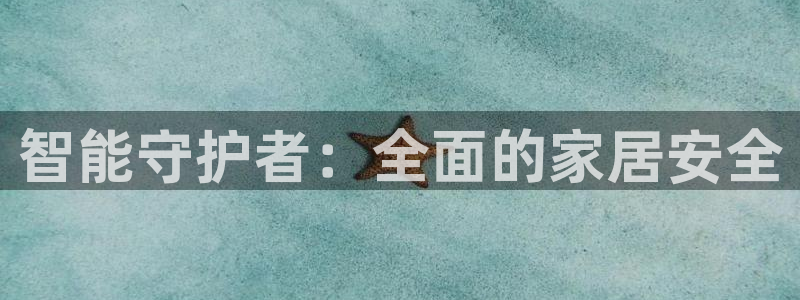 开丰娱乐平台官网登录：智能守护者：全面的家居安全