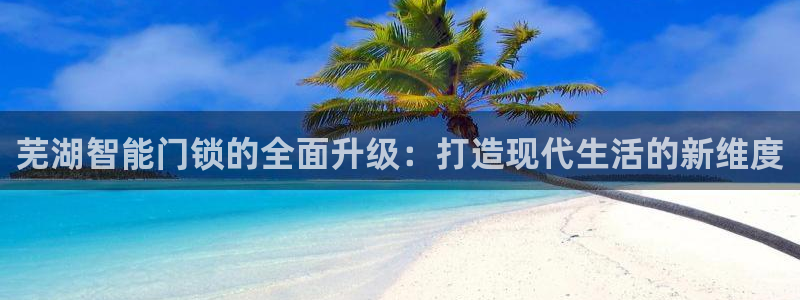 开丰娱乐平台地址：芜湖智能门锁的全面升级：打造现代生活的新维