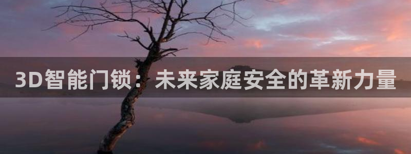开丰娱乐平台官网登录：3D智能门锁：未来家庭安全的革新力量