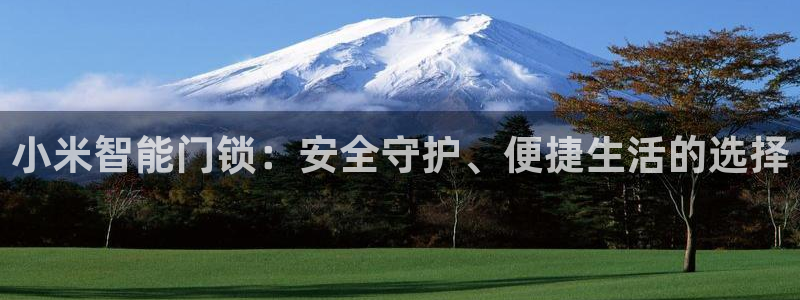 开丰娱乐登录网址：小米智能门锁：安全守护、便捷生活的选择