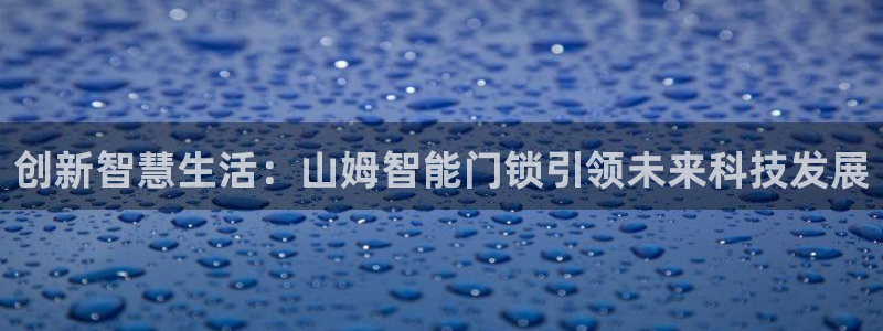 开丰娱乐上7O667：创新智慧生活：山姆智能门锁引领未来科技