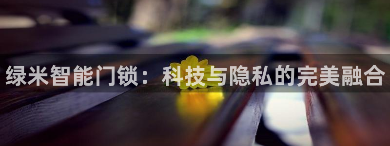 开丰娱乐平台：绿米智能门锁：科技与隐私的完美融合