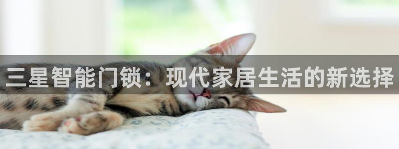 开丰娱乐注册：三星智能门锁：现代家居生活的新选择