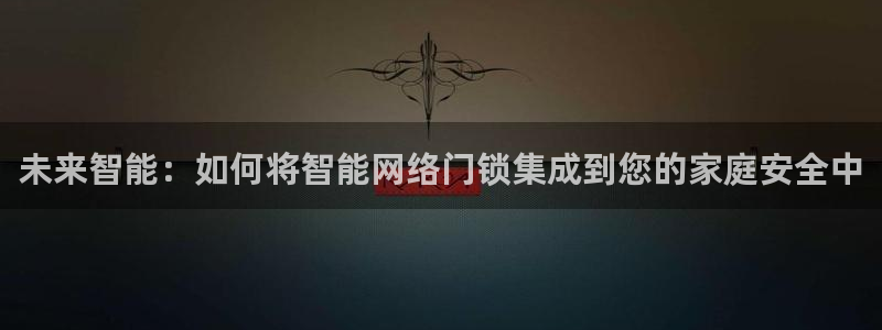 开丰娱乐趣 7O935：未来智能：如何将智能网络门锁集成到您